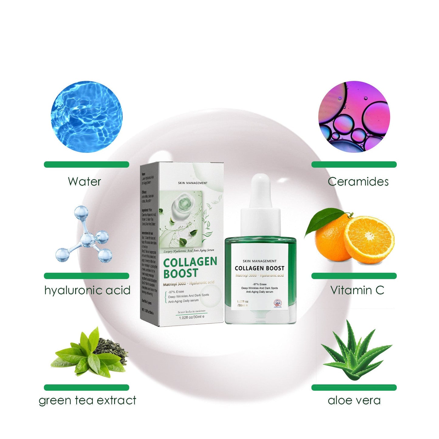 Hydrating Firming Reducing Fine Lines French Contour Facial Skin The